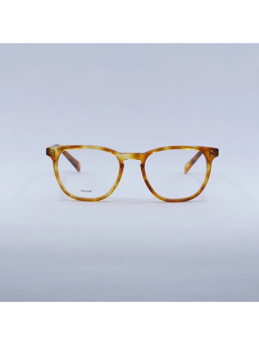 Celine CL50046I 053 Eyeglasses Havana 52mm Round Frame
